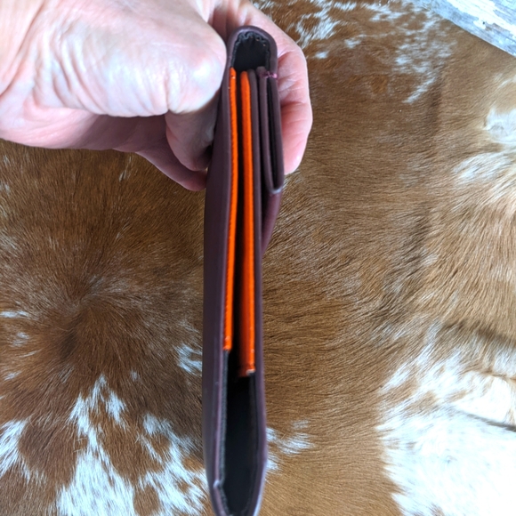 Parfois Saffiano Leather Tablet Holder Notebook Agenda Dark Purple - Picture 8 of 8